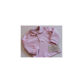 Piruleta Baby Baby Long Sleeved Polo in Pale Pink